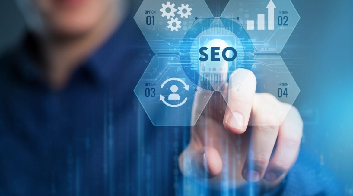 Peligros del SEO barato representados con un emprendedor viendo cómo cae el posicionamiento de su web.